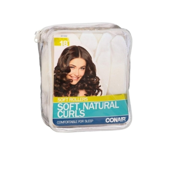 Conair Essentials Foam Rollers/Curlers 48 Neon Rollers 18 White Never Used - Picture 9 of 11